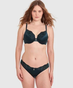 Rosaria Brazilian Knicker-Dark Green