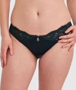 Rosaria Brazilian Knicker-Dark Green