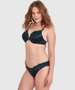 Rosaria Brazilian Knicker-Dark Green