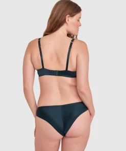 Rosaria Lightly Lined Bra-Dark Green