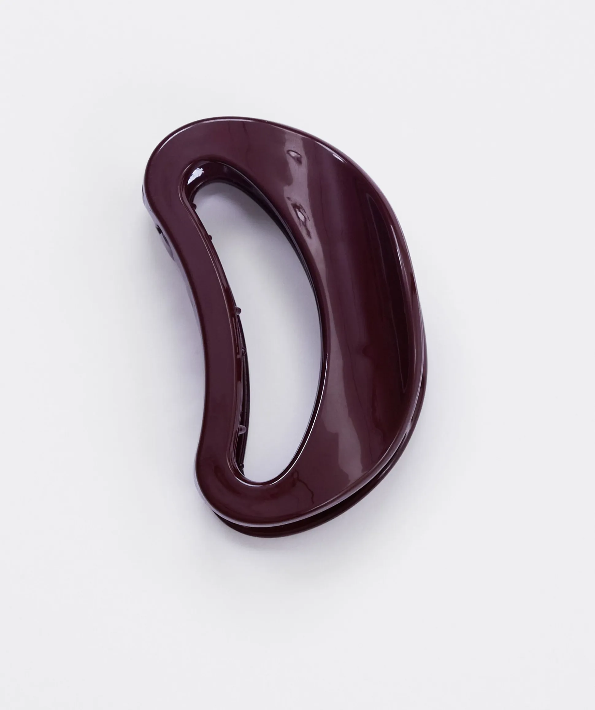 Round Clip With Logo - Berry