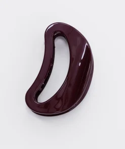 Round Clip With Logo - Berry