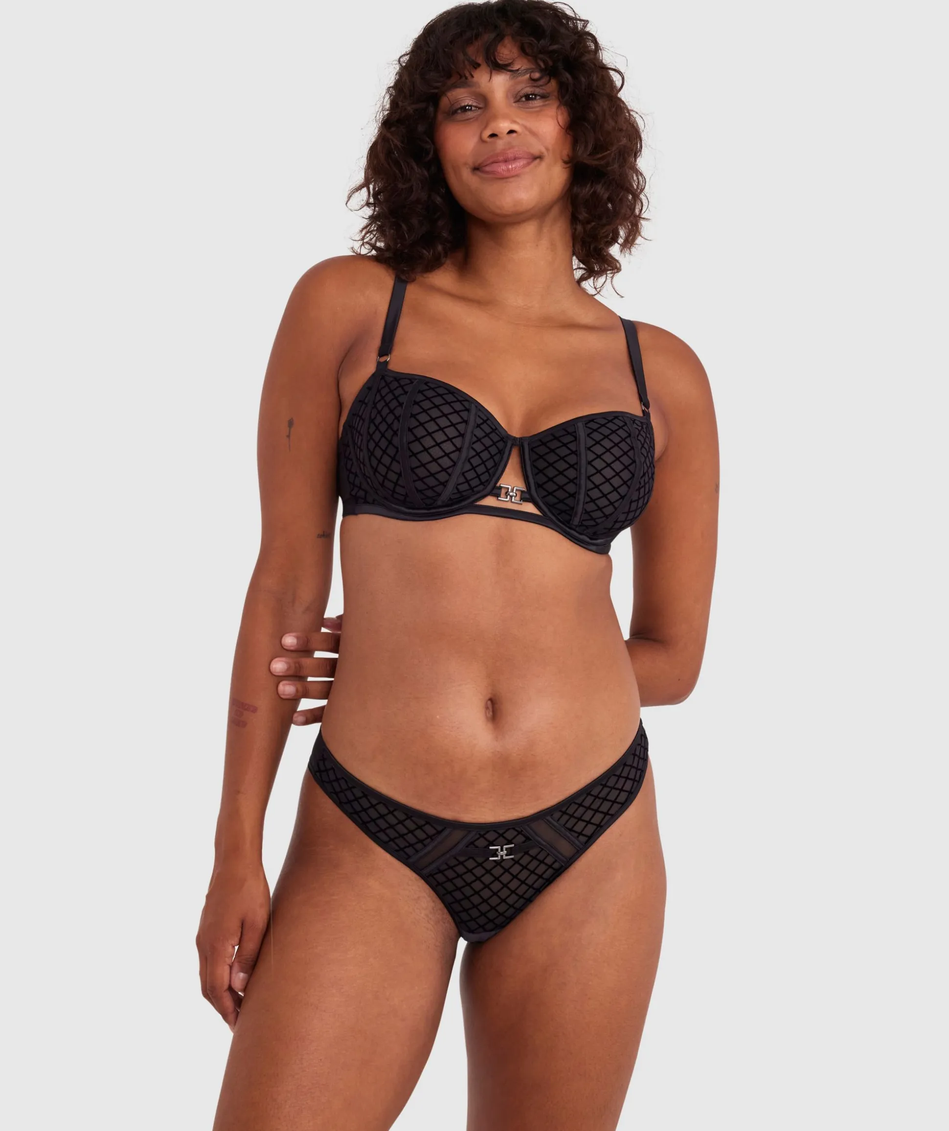 Roxy Underwire Bra - Black