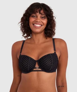Roxy Underwire Bra - Black