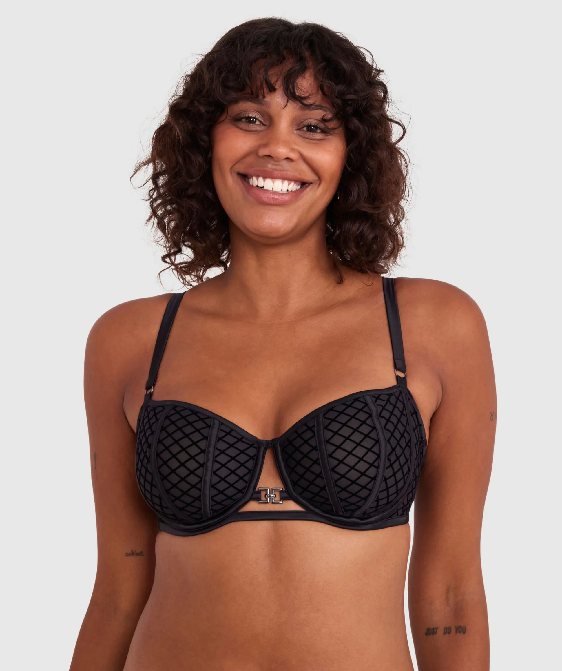 Roxy Underwire Bra - Black