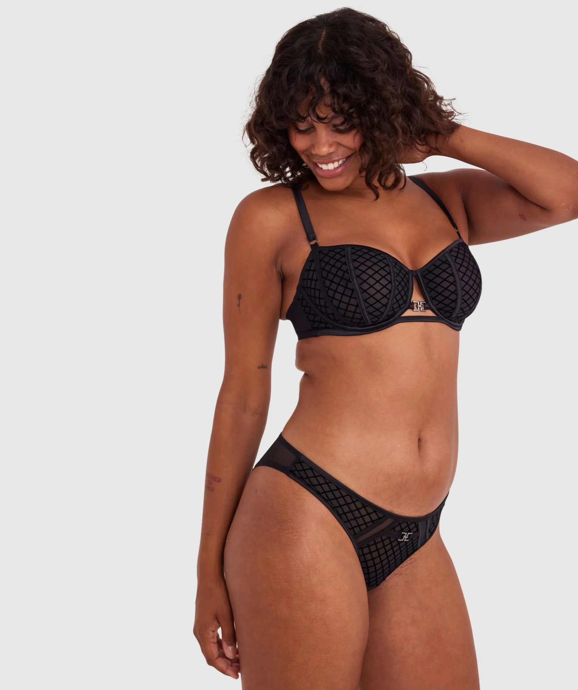 Roxy Underwire Bra - Black