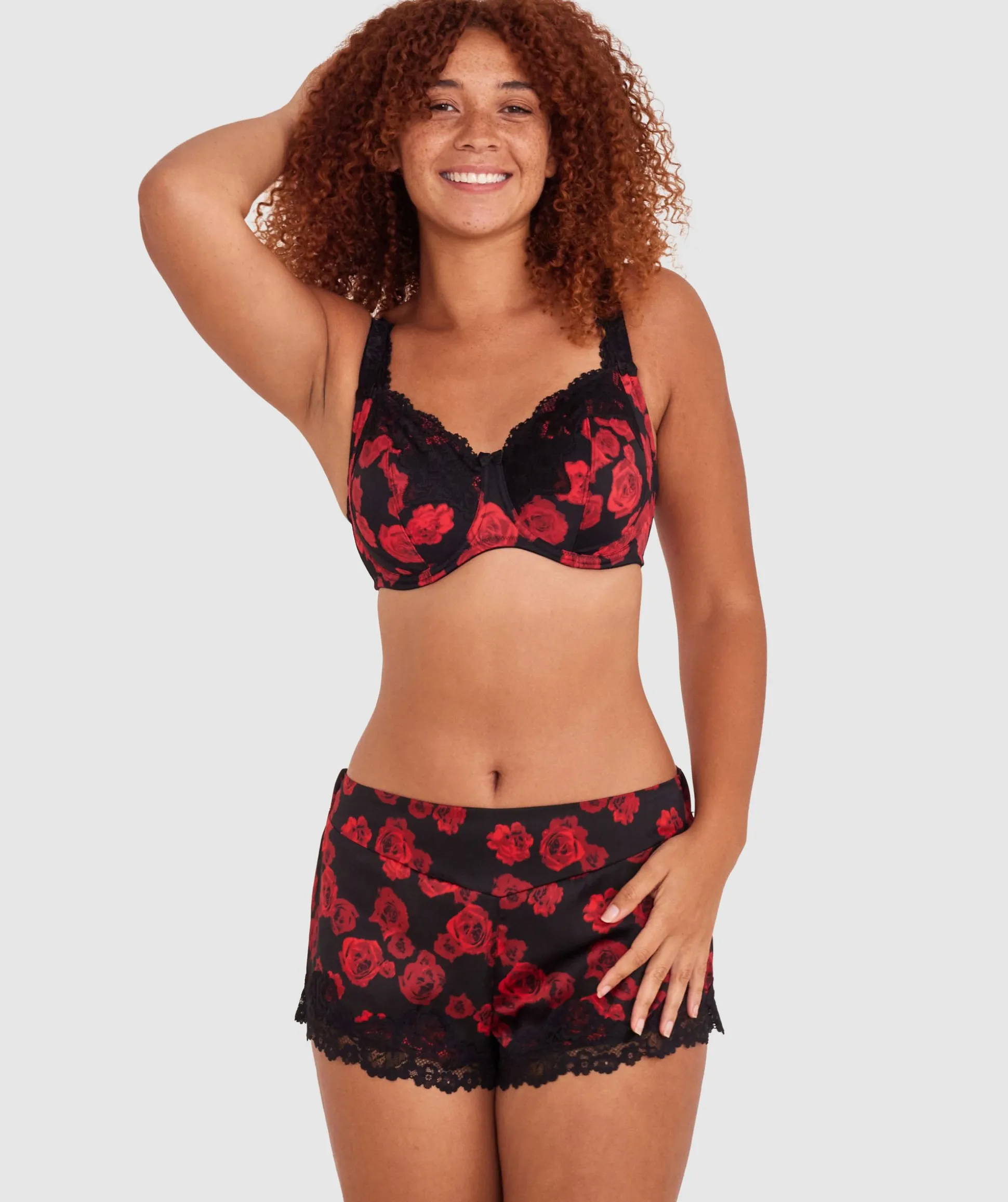 Sapphire Full Coverage Underwire Bra - Floral Print