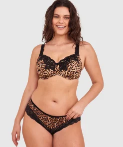 Sapphire Full Coverage Underwire Bra - Print Animal