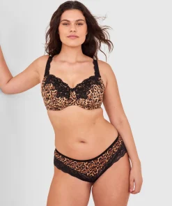 Sapphire Full Coverage Underwire Bra - Print Animal
