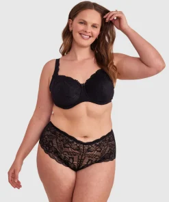 Sapphire Full Cup Bra - Black