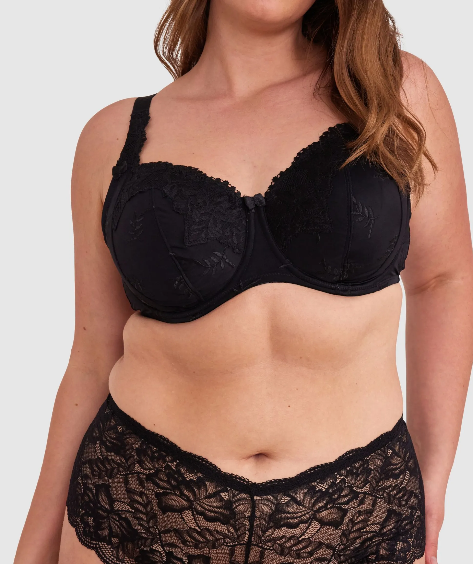 Sapphire Full Cup Bra - Black