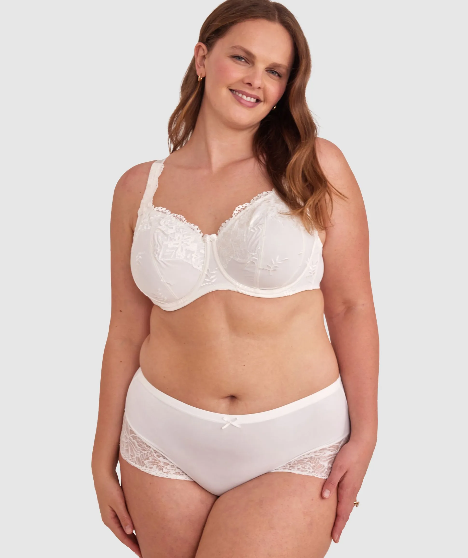 Sapphire Full Cup Bra - Ivory