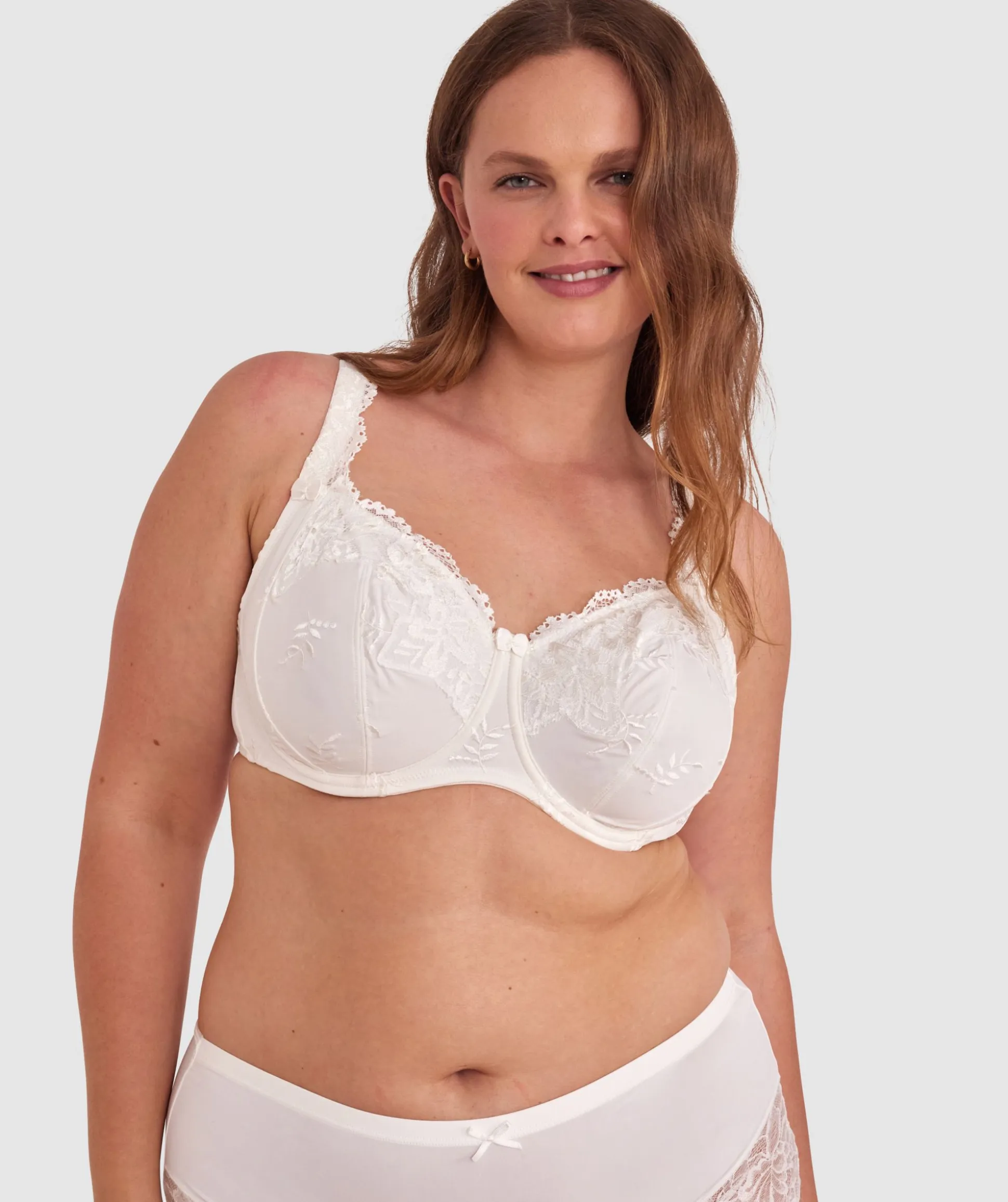 Sapphire Full Cup Bra - Ivory