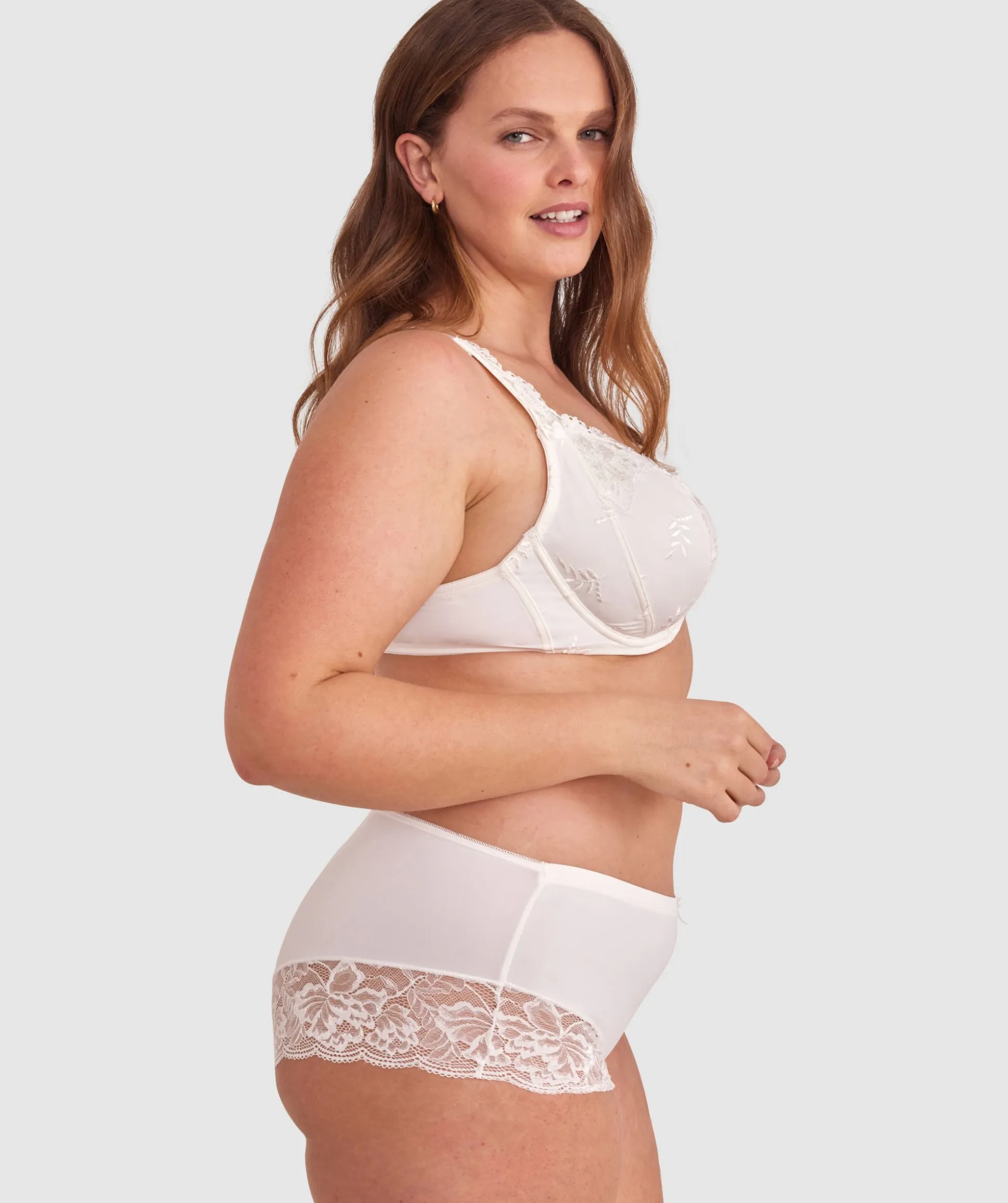 Sapphire Full Cup Bra - Ivory