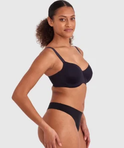 Sapphire Smooth Full Coverage Bra - Black