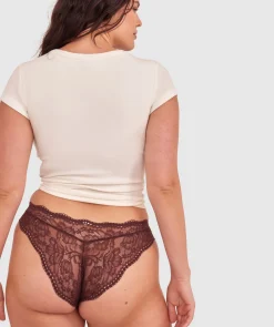 Sara Brazilian Knicker - Dark Brown