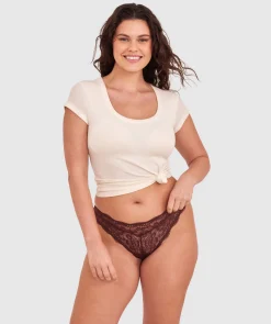 Sara Brazilian Knicker - Dark Brown