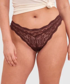 Sara Brazilian Knicker - Dark Brown