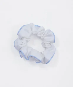 Scrunchie With Piping - Ivory