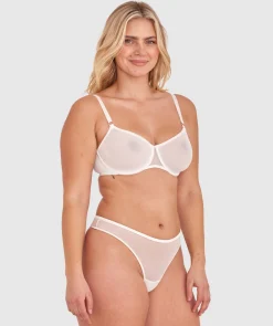 Sexy Basics High Leg G String - Ivory