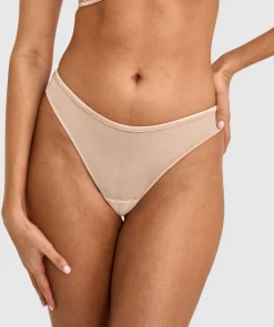 Sexy Basics High Leg G String - Nude 2