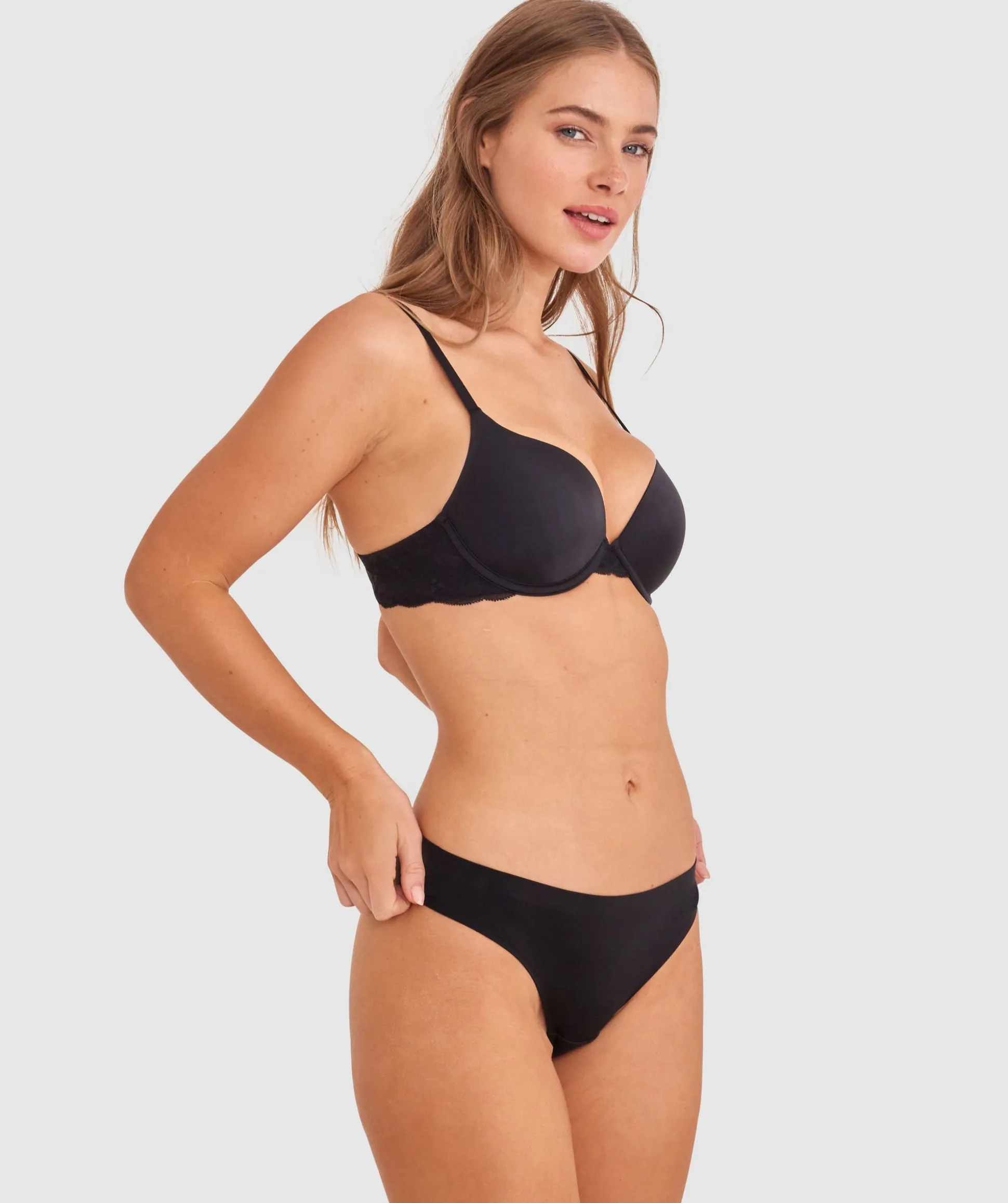 Sexy Basics Push Up Mystic - Black