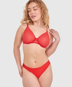 Sexy Basics Underwire-Dark Red