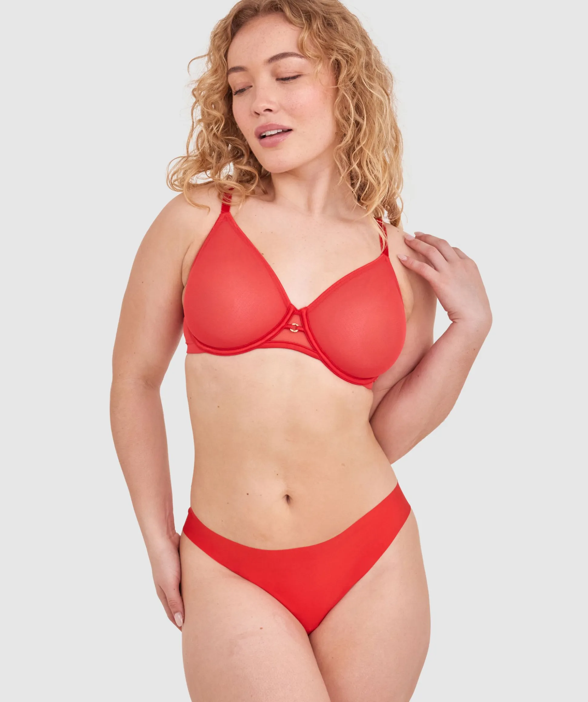 Sexy Basics Underwire-Dark Red