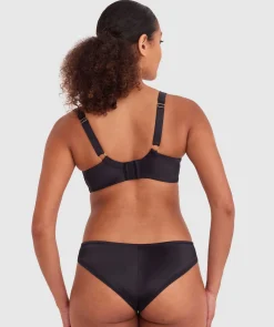 Sienna Brazilian Knicker - Black/Nude