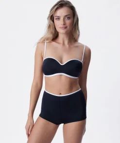 Skye Wirefree Balconette Swim Bikini Top - Black