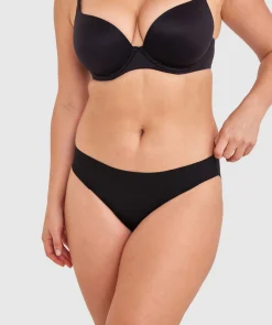 Smooth Comfort Bikini Cut Knicker - Black