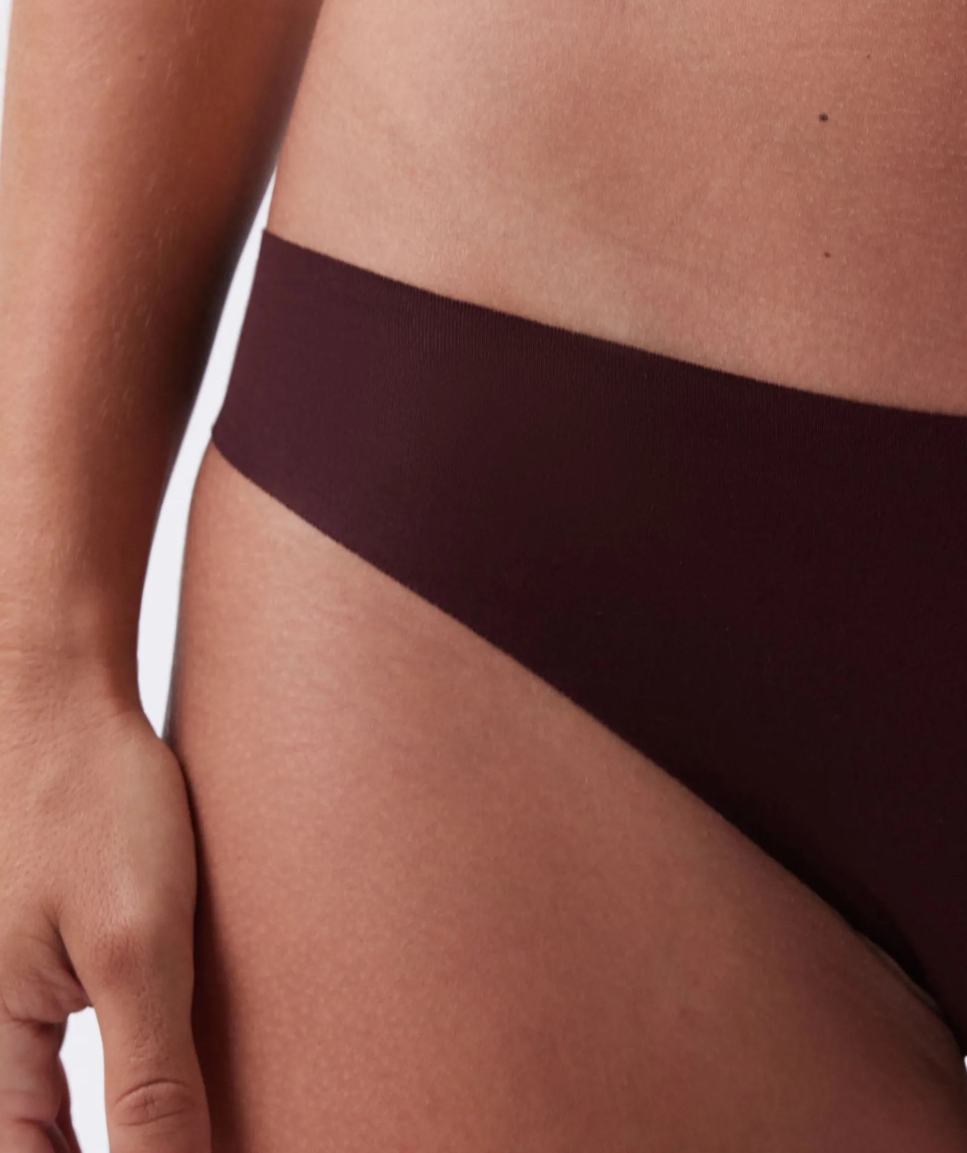 Smooth Comfort Cotton Bikini-Dark Brown
