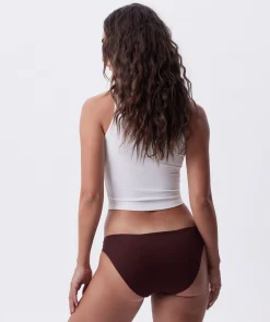 Smooth Comfort Cotton Bikini-Dark Brown