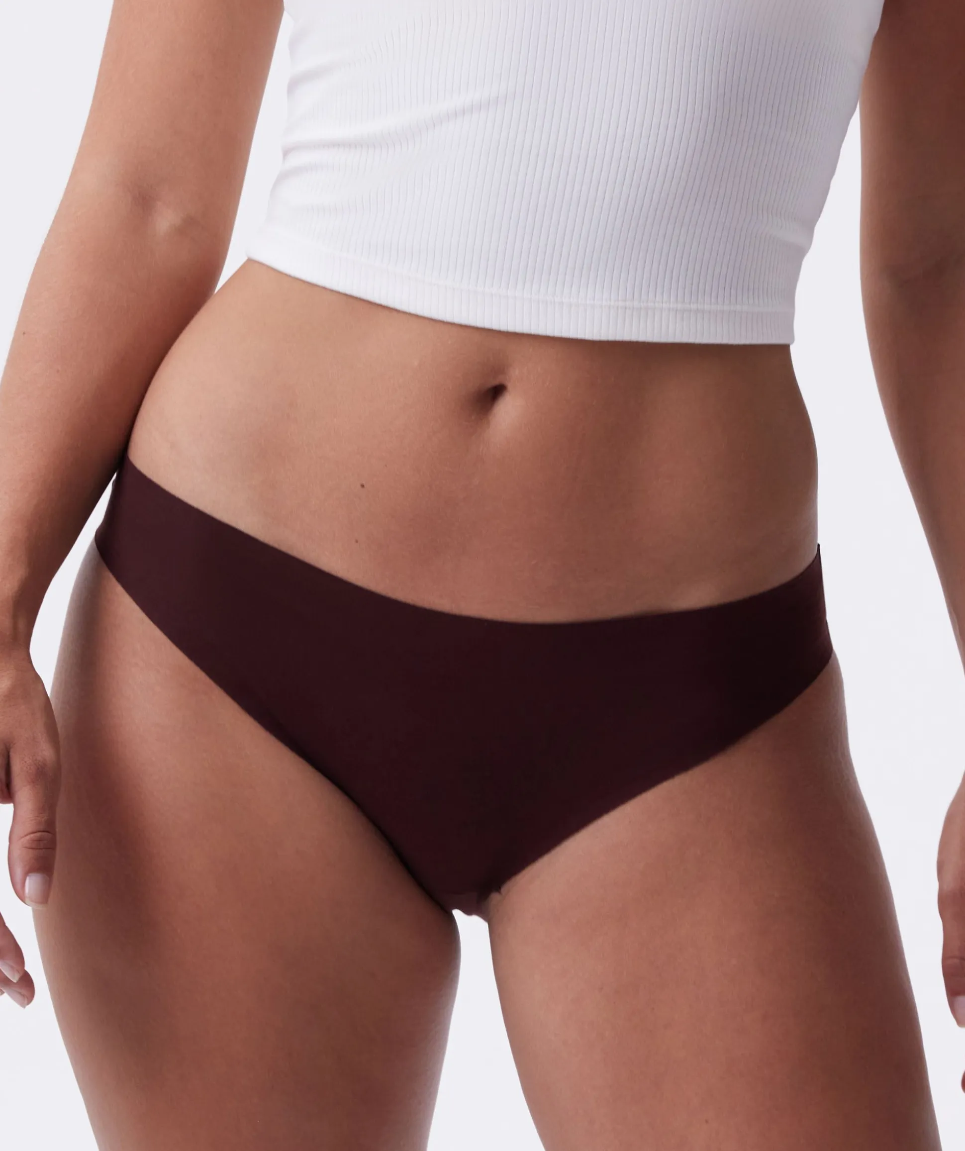 Smooth Comfort Cotton Bikini-Dark Brown