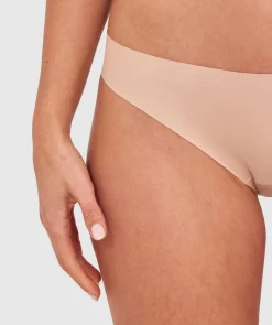 Smooth Comfort Cotton Brazilian Knicker-Nude 2