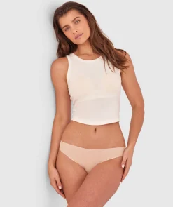 Smooth Comfort Cotton Brazilian Knicker-Nude 2