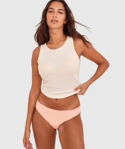 Smooth Comfort Cotton G String - Blush Pink