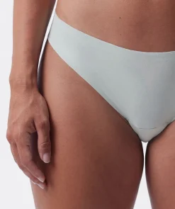Smooth Comfort Cotton G String - Light Green