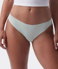 Smooth Comfort Cotton G String - Light Green