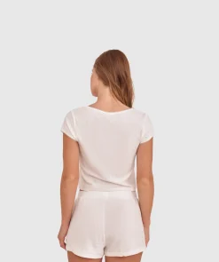 Stephanie Short Sleeve - Ivory