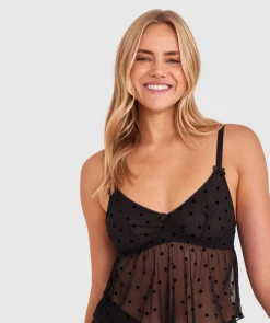 Stolen Hearts Cami - Black