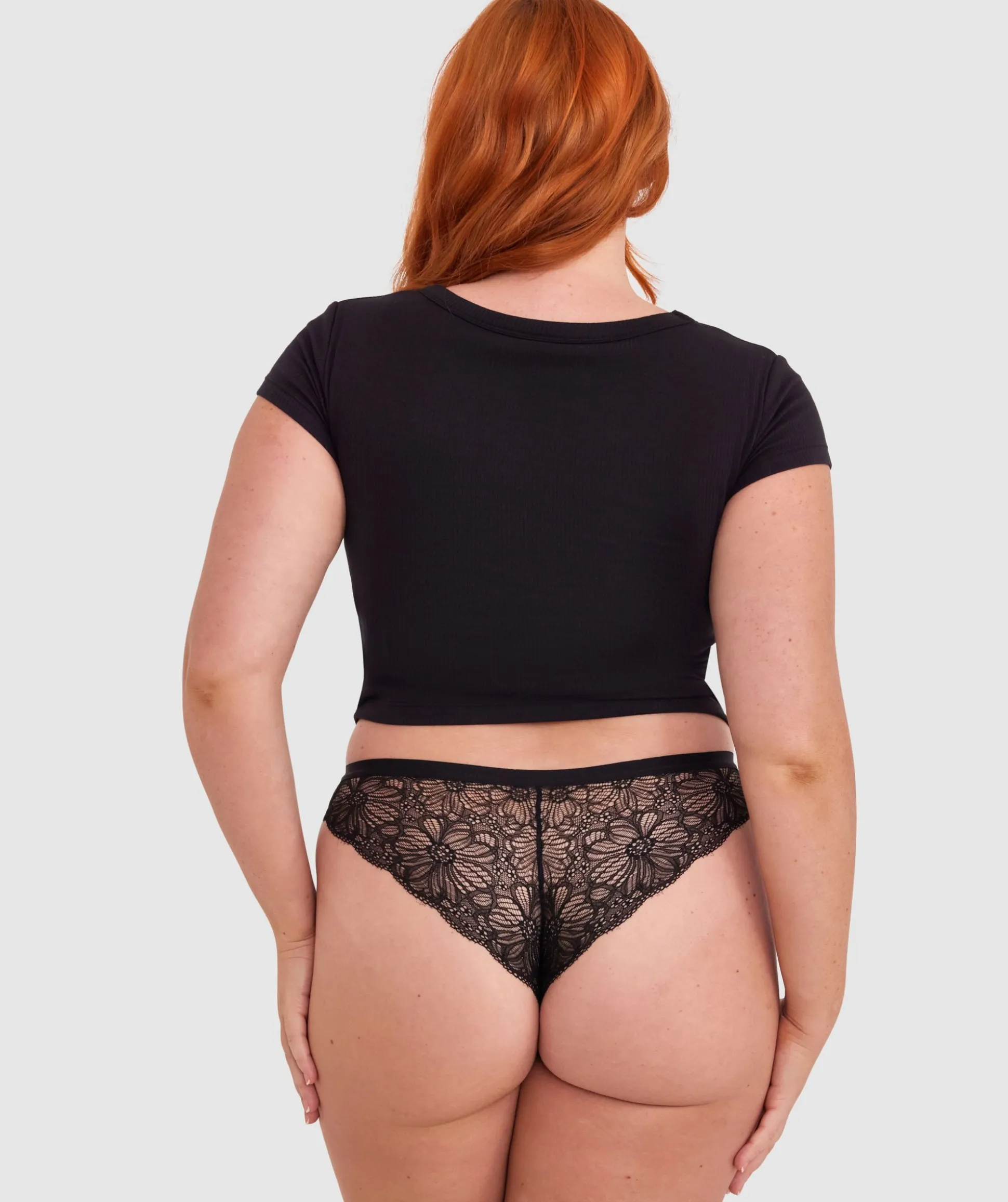 Susannah Brazilian Knicker - Black