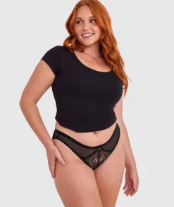 Susannah Brazilian Knicker - Black