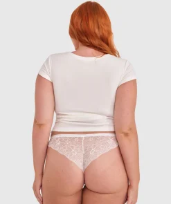 Susannah Brazilian Knicker - Ivory