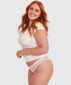 Susannah Brazilian Knicker - Ivory