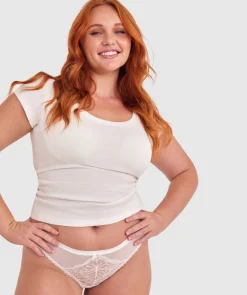 Susannah Brazilian Knicker - Ivory