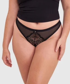 Susannah V String - Black
