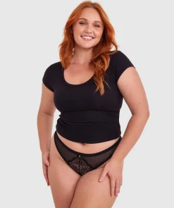 Susannah V String - Black