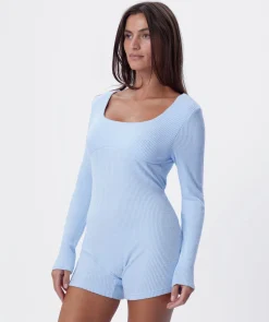 Tara Romper - Light Blue