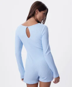 Tara Romper - Light Blue